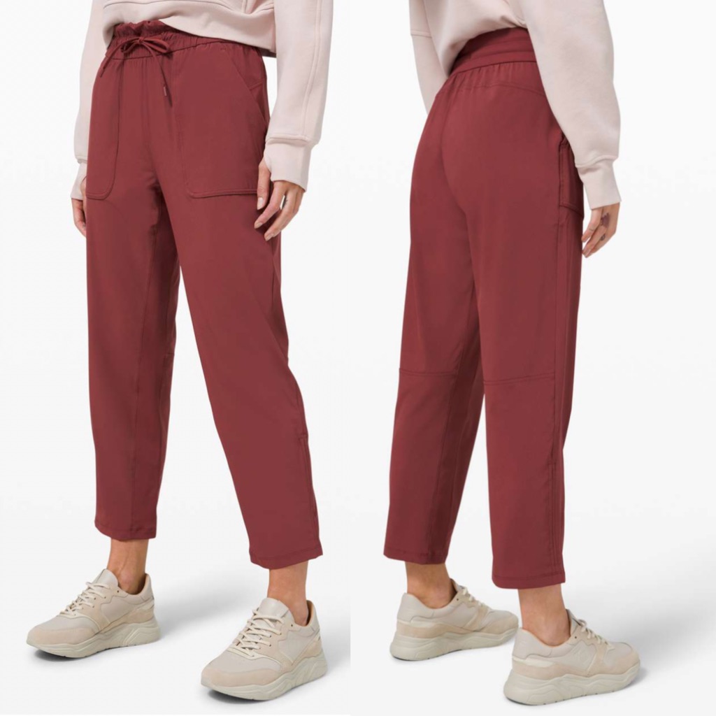 Lululemon Beyond The Studio Crop Pants High Waist Savannah Size 4